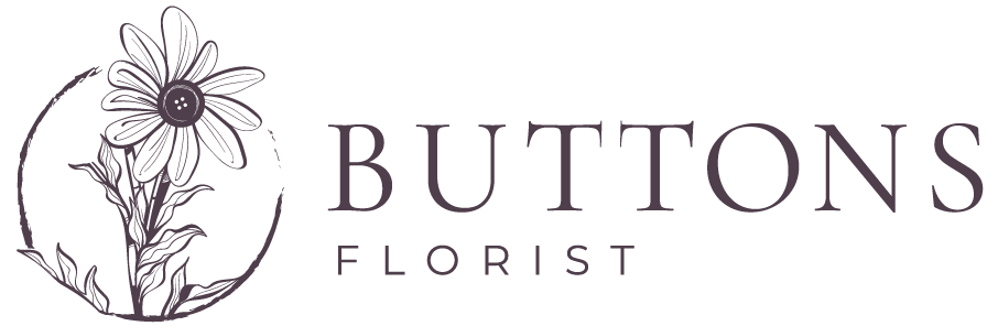 Buttons Florist Logo North Canterbury Weddings Flowers